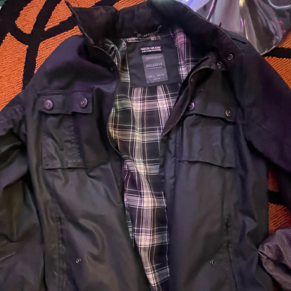 Pull&Bear Checkered Lining Jacket